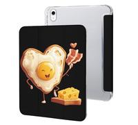 Bacon Eggs Cheese Breakfast Tablet Case Compatible for IPAD 10代 (10.9in) Protective Cases Cover Stand Covers