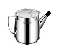 Bacon Grease Container with Strainer - 2L Large Capacity Stainless Steel Oil Filter Pot | Cooking Grease Saver withs Fine Mesh Strainers for Kitchen & Restaurant | Heavy Duty Oils Storage Deep Frying