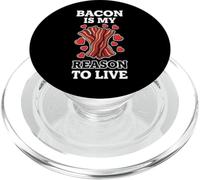Bacon Is My Reason To Live PopSockets PopGrip for MagSafe