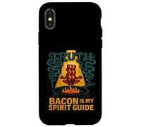 Bacon Is My Spirit Guide - Funny Meditation and Truth Vibes Case for iPhone X/XS
