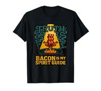 Bacon Is My Spirit Guide - Funny Meditation and Truth Vibes T-Shirt