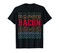 Bacon Layered Text Costume Meat Lover T-Shirt