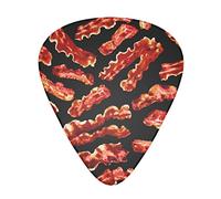 Bacon Pattern Advanced guitar pick 12 pieces Three thicknesses for bass, electric guitar, acoustic guitar bag