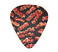 Bacon Pattern Advanced guitar pick 12 pieces Three thicknesses for bass, electric guitar, acoustic guitar bag