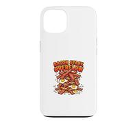 Bacon Stack Overflow Funny Breakfast Chaos Design Case for iPhone 13