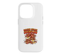 Bacon Stack Overflow Funny Breakfast Chaos Design Case for iPhone 14 Pro