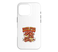 Bacon Stack Overflow Funny Breakfast Chaos Design Case for iPhone 16 Pro