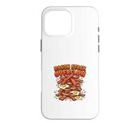 Bacon Stack Overflow Funny Breakfast Chaos Design Case for iPhone 16 Pro Max
