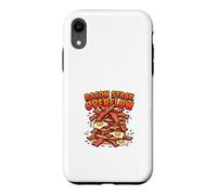 Bacon Stack Overflow Funny Breakfast Chaos Design Case for iPhone XR