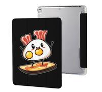 Bacon Surfing On Fried Egg Cute Protective Case Compatible for IPAD Pro (10.5in) /IPAD Air3(10.5in) Trifold Tablet Cover Non-Slip Cases