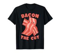 Bacon The Cut Funny Kawaii Breakfast Food Pun T-Shirt