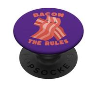 Bacon The Rules Kawaii Cute Funny PopSockets Adhesive PopGrip