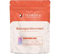 Bacopa Monnieri 500mg | Cognitive Nootropic Supplement | 120 Vegan Capsules | 4-Month Supply | UK-Made Supplement | Enhance Learning, Increase Focus & Improve Memory | Fitimins