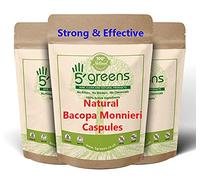 Bacopa Monnieri Extract, 500mg (20:1) 10,000mg Per Cap 120 Capsules Clean Safe & Strong - No Fillers - No Nasty Chemicals 100% Natutal