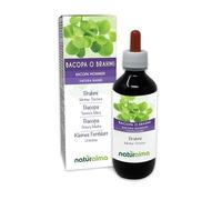 Bacopa or Brahmi (Bacopa monnieri) herb Alcohol-Free Mother Tincture Naturalma - Liquid Extract Drops 200 ml - Food Supplement - Vegan