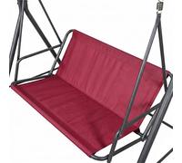 BaCover Replacement Fabric for Swing Seat, 600D Oxford Heavy Duty Waterproof 2/3 Seater Patio Porch Swing Chair Seat Cover, UV Resistant Durable Outdoor Seat Cloth,Red,100x(46+49) cm