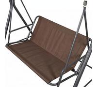 BaCover Replacement Fabric for Swing Seat, 600D Oxford Heavy Duty Waterproof 2/3 Seater Patio Porch Swing Chair Seat Cover, UV Resistant Durable Outdoor Seat Cloth,Coffee,148x(50+50) cm
