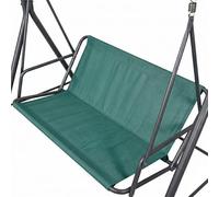 BaCover Replacement Fabric for Swing Seat, 600D Oxford Heavy Duty Waterproof 2/3 Seater Patio Porch Swing Chair Seat Cover, UV Resistant Durable Outdoor Seat Cloth,Green,148x(52+52) cm