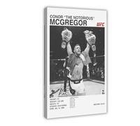 bacrhjlb Conor The Notorious Mcgregor UFC Digital Poster Canvas Poster Bedroom Decor Landscape Office Room Decor Gift 12x18inch(30x45cm)