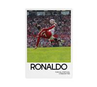 bacrhjlb Cristiano Ronaldo Poster Canvas Poster Bedroom Decor Landscape Office Room Decor Gift 12x18inch(30x45cm)