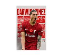 bacrhjlb Darwin Nunez Liverpool Poster Canvas Poster Wall Art Decor Print Picture Paintings for Living Room Bedroom Decoration Unframe-style 08x12inch(20x30cm)