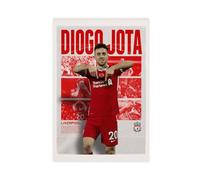 bacrhjlb Diogo Jota Liverpool Poster Canvas Poster Wall Art Decor Print Picture Paintings for Living Room Bedroom Decoration Unframe-style 16x24inch(40x60cm)