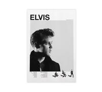 bacrhjlb Elvis Presley Poster Canvas Poster Wall Art Decor Print Picture Paintings for Living Room Bedroom Decoration Unframe-style 12x18inch(30x45cm)