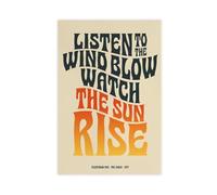 bacrhjlb Fleetwood Mac - The Chain - Listen To The Wind Blow Canvas Poster Bedroom Decor Landscape Office Room Decor Gift 12x18inch(30x45cm)