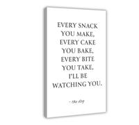 bacrhjlb Funny Dog Quote Poster Canvas Poster Wall Art Decor Print Picture Paintings for Living Room Bedroom Decoration Frame-style 12x18inch(30x45cm)