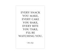 bacrhjlb Funny Dog Quote Poster Canvas Poster Wall Art Decor Print Picture Paintings for Living Room Bedroom Decoration Unframe-style 24x36inch(60x90cm)