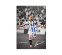 bacrhjlb Lionel Messi Poster Canvas Poster Bedroom Decor Landscape Office Room Decor Gift 12x18inch(30x45cm)
