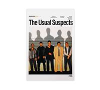bacrhjlb The Usual Suspects Film Poster Canvas Poster Bedroom Decor Landscape Office Room Decor Gift 12x18inch(30x45cm)