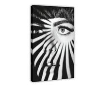 bacrhjlb Woman in The Shadow Poster Canvas Poster Wall Art Decor Print Picture Paintings for Living Room Bedroom Decoration Frame-style 12x18inch(30x45cm)