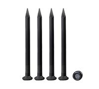 BACSHBY 100 pcs Masonry Nails 20 mm/0.78 in Carbon Steel Pointed Tip Concrete Wall Nails for Wood, Woodworking, Cement and Hanging Pictures Black