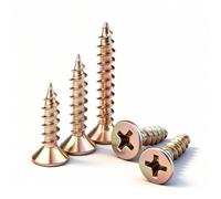 BACSHBY 20 Pcs M5x25mm Wood Screws,Flat Head Self Tapping Screws Cross Countersunk Zinc Galvanized Fasteners Screw for Wood,Furniture,DIY Models Fixing