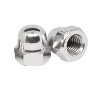 BACSHBY 20 Pcs M6 Dome Cap Nuts, Stainless Steel 304 Acorn Dome Head, DIN 1587 Thread Hex Cap Nuts for Industry, Furniture, Motorcycle, Fastening