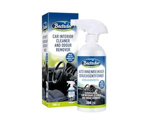 Bactador Car Interior Cleaner Spray 500 ml - Car seat cleaner - Microbiological interior car cleaner - Car upholstery cleaner - Enzyme Cleaner - Car leather cleaner - Reliable for pet odours