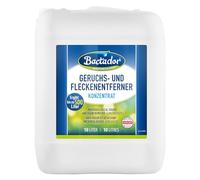 Bactador Odor and Stain Remover Concentrate 10L - Biological enzyme cleaner against sweat, smoke, cat urine, dog urine, animal odors - For household, car & animal environment