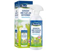 Bactador Odour and Stain Remover Spray 750ml - Biological enzyme cleaner as a ready-to-use solution against sweat, cat urine, dog urine, animal odors - For household, car & animal environment