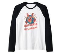 Bacteria The Original Influencers Microbiologist Raglan Baseball Tee