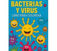 Bacterias y Virus: Libro para colorear para niños de 2 a 5 años