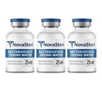 Bacteriostatic Water - Laboratory Reconstitution Solution - 3 Pack (75 ml Total) | Ultra-Clean Diluent in Premium Glass Vials