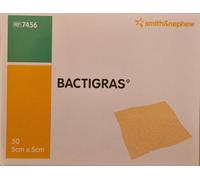 Bactigras 7456 Dressings, 5 cm x 5 cm (Pack of 50)