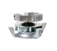 BACYDLPL Oven Rotary Hot Air Roast R2E180 External Rotor Centrifugal Leaf Fan(D2425-10)