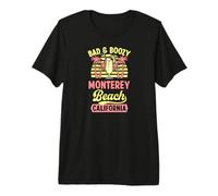 Bad and Boozy Monterey Beach California Pina Colada Matching Premium T-Shirt