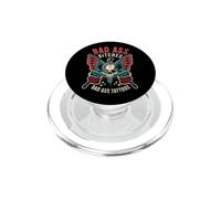 Bad Ass Bitches Tattooed Women Empowered Retro Tattoo Flash PopSockets PopGrip for MagSafe