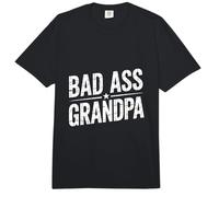 Bad Ass Grandpa Bold Statement Comfort Colors Adult Heavyweight T-Shirt