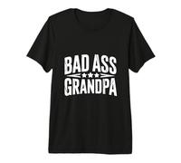 Bad Ass Grandpa Funny Grandfather Premium T-Shirt