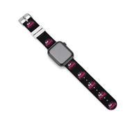 Bad Ass Mama Funny Silicone Watch Band | Soft Replacement Wrist Bands Compatible with iWatch 38mm 40mm 42mm 44mm