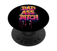 Bad Ass Women Feminist Edgy Urban Street Style Graffiti Vibe PopSockets Adhesive PopGrip